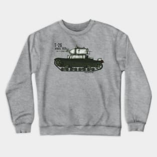 T-26 model 1939 Winter. Crewneck Sweatshirt